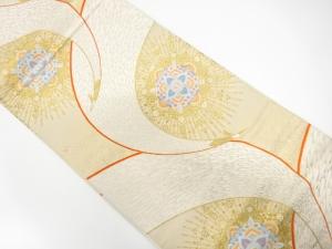 佐賀錦　霞模様織り出し　袋帯